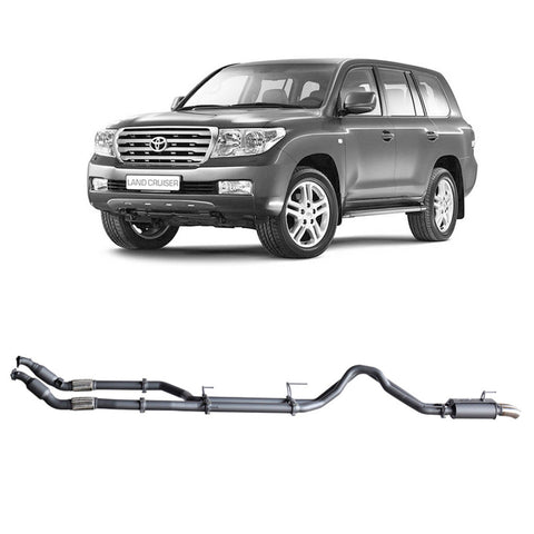 Redback Extreme Duty Exhaust 3in Twin Turbo Back (With