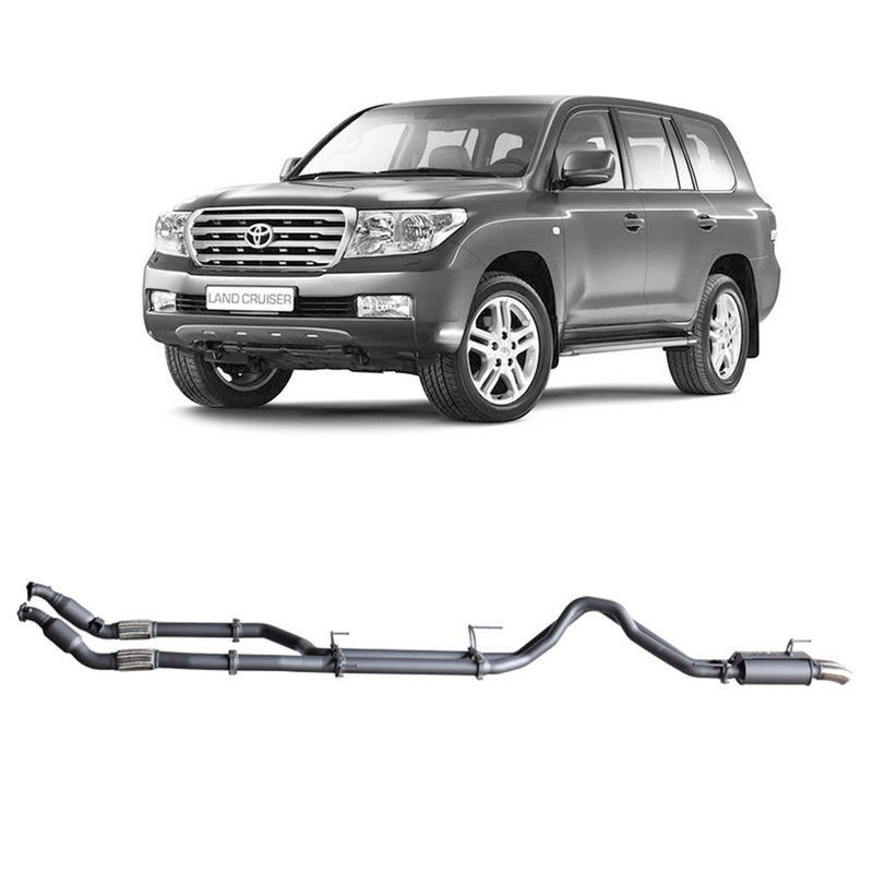 Redback Extreme Duty Exhaust 3in Twin Turbo Back (With