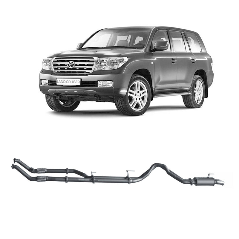 Redback Extreme Duty Exhaust 3in Twin Turbo Back (No Cat