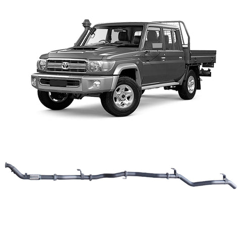 Redback Extreme Duty Exhaust 3in Turbo Back (No Cat & No