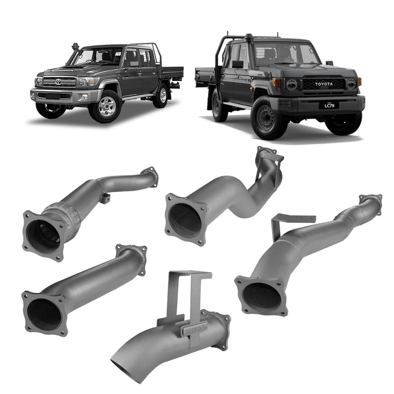 Redback Extreme Duty Exhaust 4in Turbo Back (No Cat & No