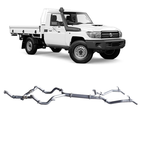 Redback Extreme Duty Exhaust 3in Twin Turbo Back (No Cat