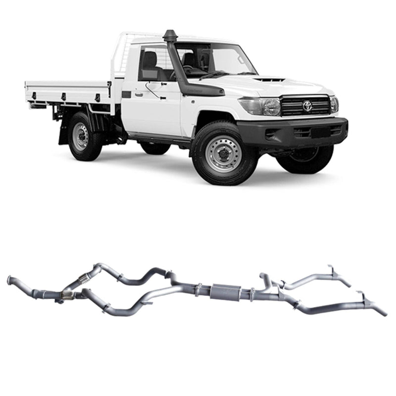 Redback Extreme Duty Exhaust 3in Twin Turbo Back (No Cat
