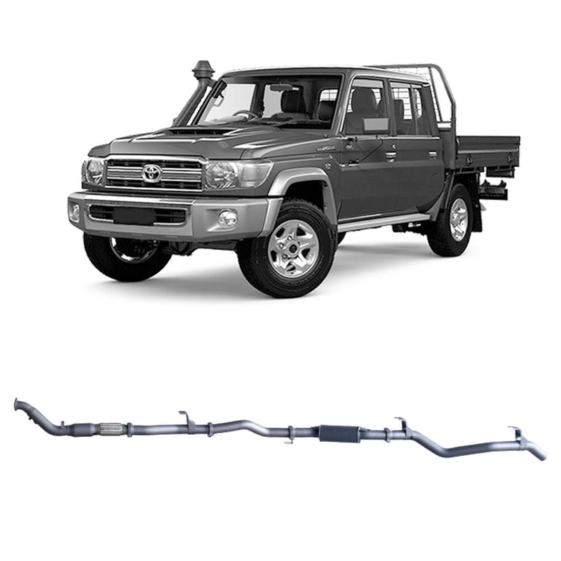 Redback Extreme Duty Exhaust 3in Turbo Back (With Cat &