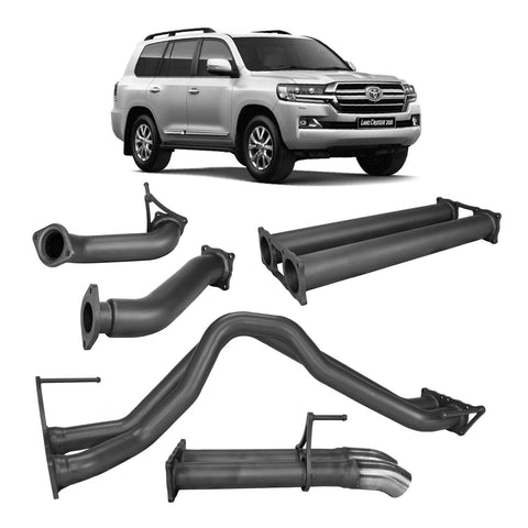 Redback Extreme Duty Exhaust 3in Twin DPF Back (No Cat &