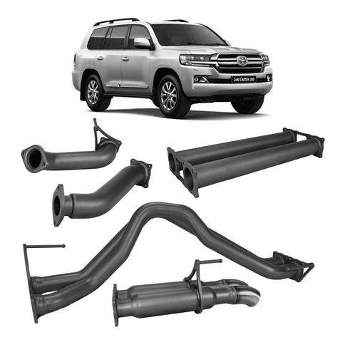 Redback Extreme Duty Exhaust 3in Twin DPF Back (No Cat