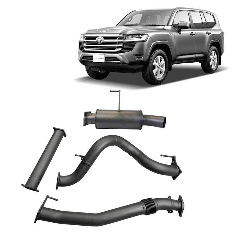 Redback Extreme Duty Exhaust 3.5in DPF Back (No Cat With
