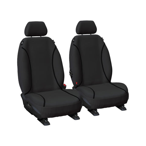 Sperling Tradies Canvas Front Black Seat Covers Suits