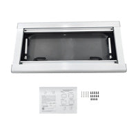 Fit For RVs Campers Mobile Homes RV Caravan Push Out Flat Window Rounded Corner 300x700mm