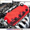 Honda D-Series Valve Cover Washers Kit