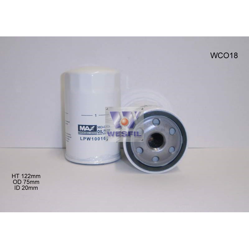 Wesfil Oil Filter WCO18NM