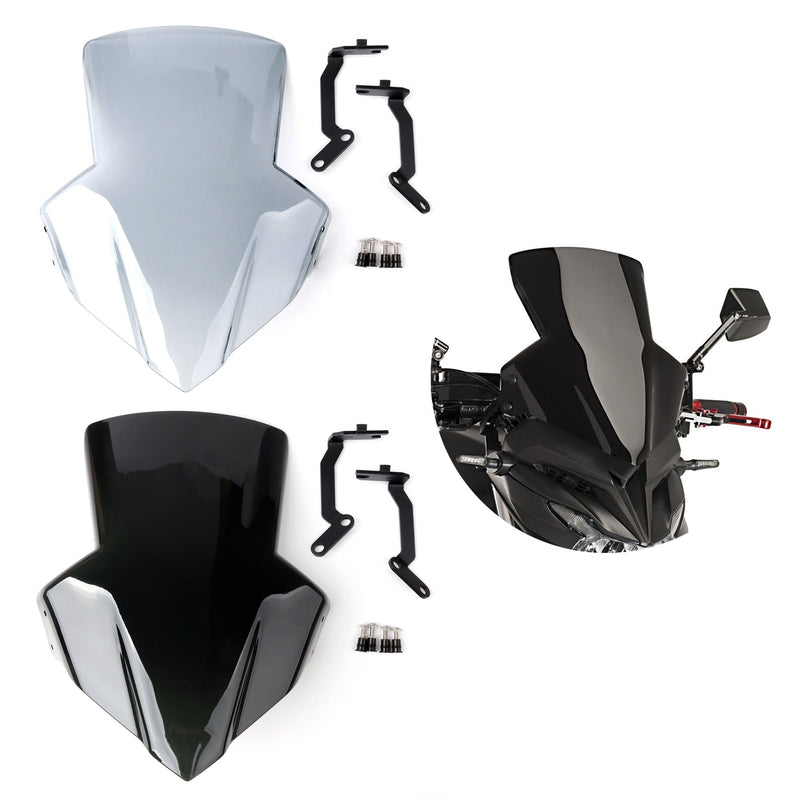 Honda CB650F 2014-2017 Generic ABS Plastic Windscreen Windshield Shield with Bracket
