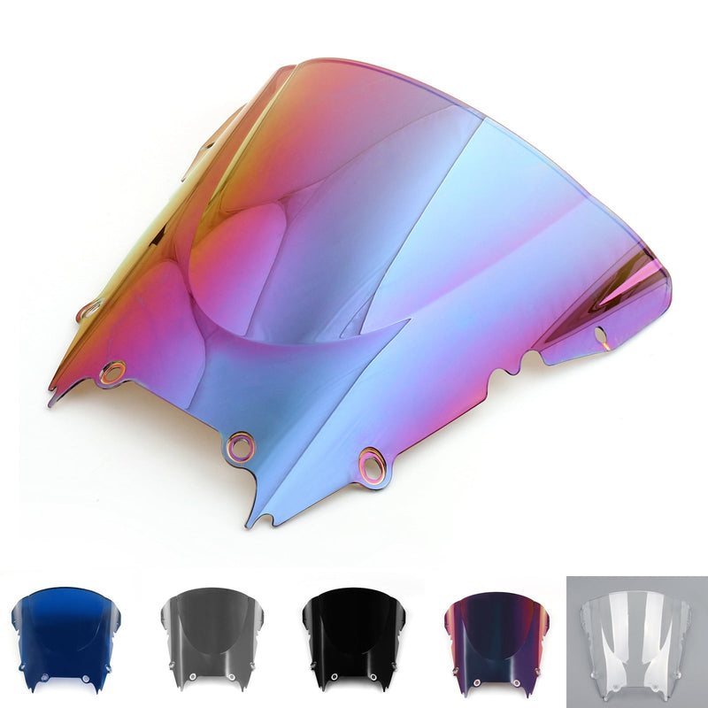 Yamaha YZF 600 R6 (1998-2002) 7 Color Generic Windshield Windscreen Double Bubble