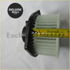 Black and translucent white plastic ribbed air filter for a c cabin blower motor in d max lhd