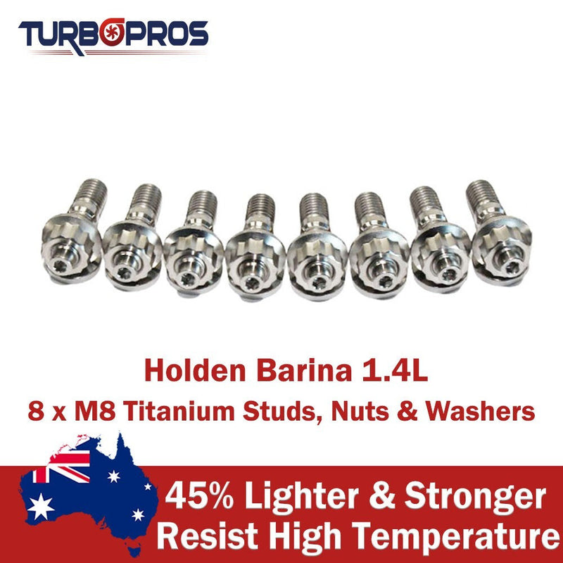 Holden Barina 1.4L Titanium Exhaust Manifold & Turbo Charger Stud Kit