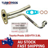Toyota Prado 1GD-FTV 2.8L Genuine Turbo Oil Feed&Return Pipe+Gaskets