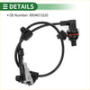 Black rubber-coated abs wheel speed sensor with red o-ring and oe number 8954671020 for toyota hilux sw4