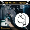 Black abs wheel speed sensor with coiled wire and mounting brackets for 2005-2015 toyota tacoma front right