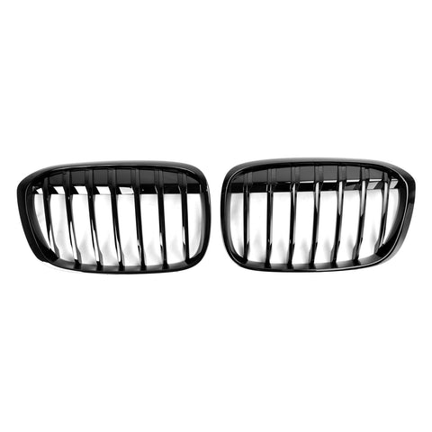 BMW X1 F48 / F49 Gloss Black Front Kidney Grille (2016-2018)