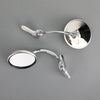 Motorcycle Cafe Racer Old School Clubman 22mm Generic Chrome Handlebar End Mirrors