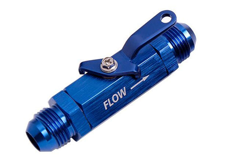 Aeroflow AF1000-12 Shut Off Valve -12AN Blue