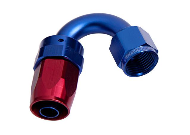 Aeroflow AF105-06 -6AN Taper Series 150 Degree Hose End
