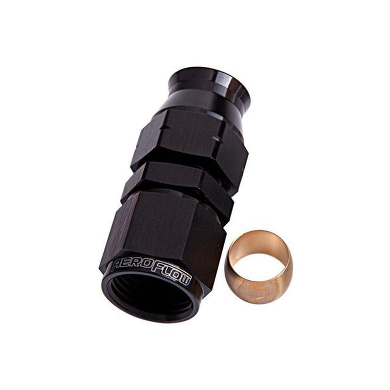 Aeroflow AF109-04BLK 1/4" Hard Line To -4AN Female