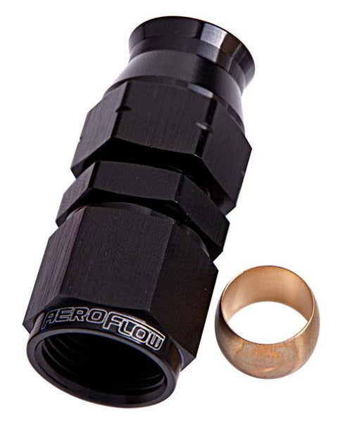 Aeroflow AF109-06BLK 3/8" Hard Line To -6AN Female