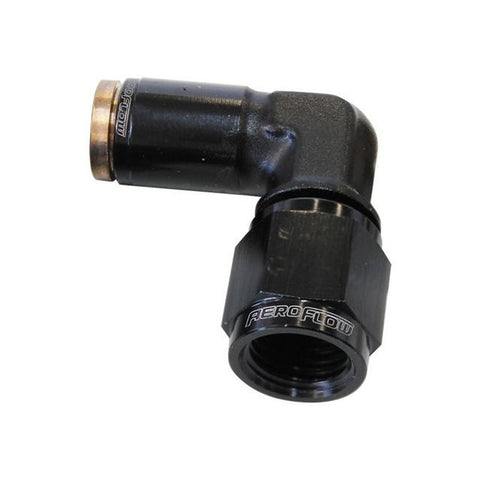 Aeroflow AF123-03-02BLK -3AN Female 90Degree To 3/16"120
