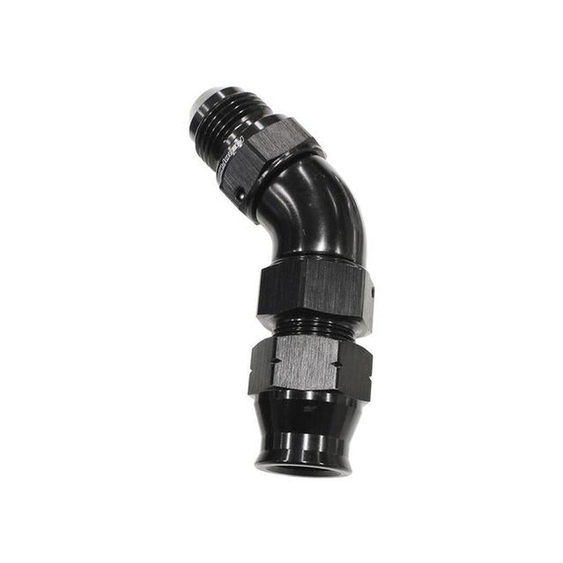 Aeroflow AF128-05BLK 5/16" Tube 45Deg Male -6AN Black