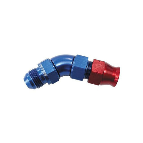 Aeroflow AF128-06 3/8" Tube 45Deg Male -6AN Blue Swivel