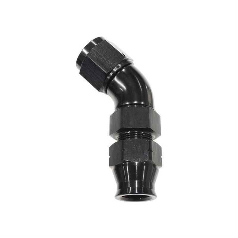 Aeroflow AF129-05BLK 5/16" Tube 45Deg Female -6AN Black