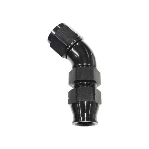 Aeroflow AF129-06BLK 3/8" Tube 45Deg Female -6AN Black