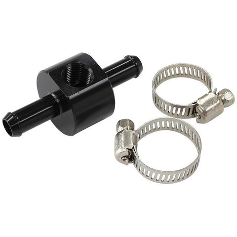 Aeroflow AF138-06BLK 3/8" Barb With 1/8" Port Adapter