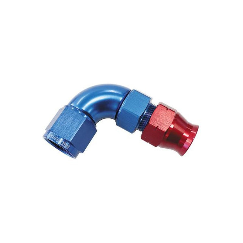 Aeroflow AF139-05 5/16" Tube 90Deg Female -6AN Blue