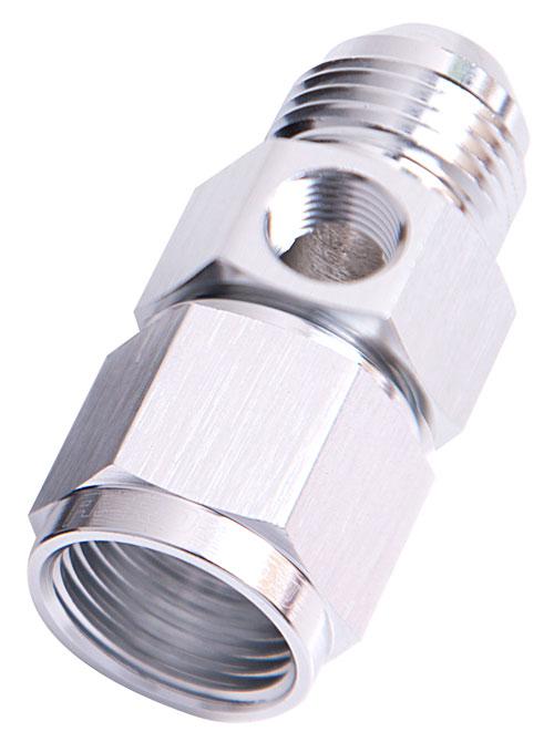 Aeroflow AF140-06S Straight Female - Male -6AN Silver
