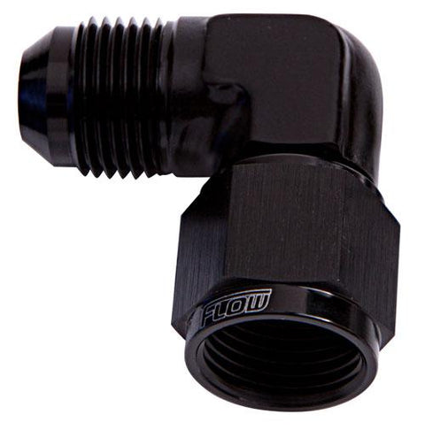 Aeroflow AF143-08BLK 90Deg Female - Male -8AN Black