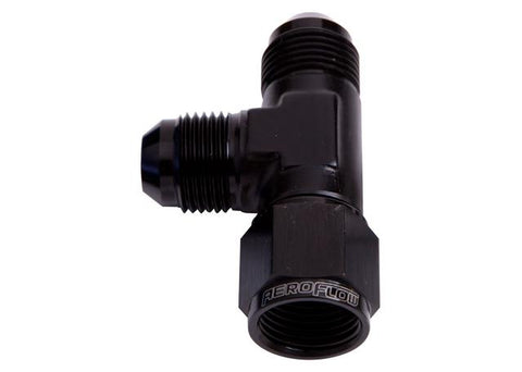 Aeroflow AF145-10BLK Tee -10AN Female Swivel On RunBlue