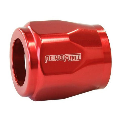 Aeroflow AF150-08R Hex Hose Finisher 17mm ID Red 11/16"