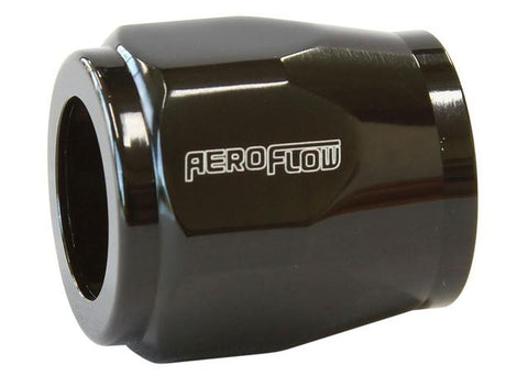 Aeroflow AF150-07BLK Hex Hose Finisher 16.5mm ID Black