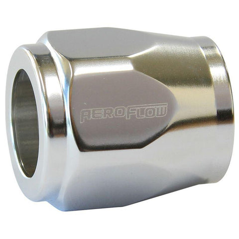 Aeroflow AF150-16S Hex Hose Finisher 30.5mm ID Silver
