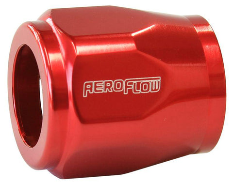 Aeroflow AF150-10R Hex Hose Finisher 20mm ID Red 13/16"