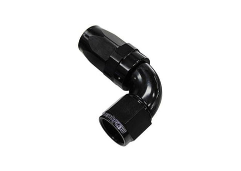 Aeroflow AF153-04BLK 90 Deg Hose End -04AN Black Full