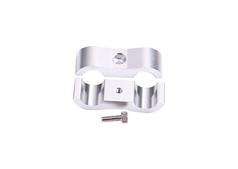 Aeroflow AF156-04S Billet Dual Hose Separator Silver