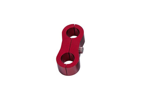 Aeroflow AF156-10R Billet Dual Hose Seperator Red 15.8mm