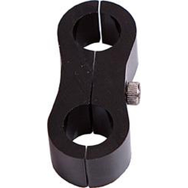 Aeroflow AF156-10BLK Billet Dual Hose Seperator Black