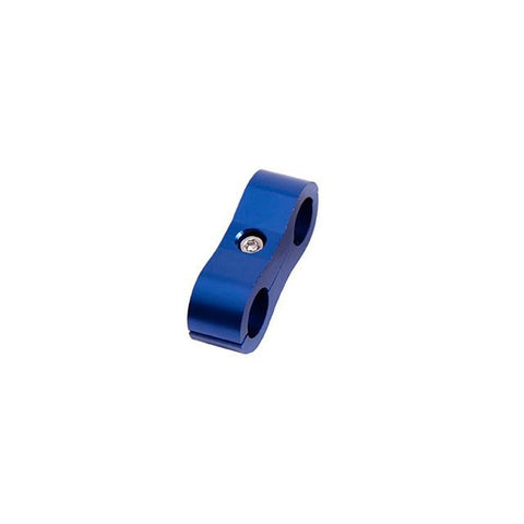 Aeroflow AF156-12 Billet Dual Hose Seperator Blue 19mm ID
