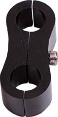 Aeroflow AF156-08BLK Billet Dual Hose Seperator Black