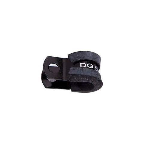 Aeroflow AF158-05BLK Cushioned P Clamps -5AN 10Pk Black