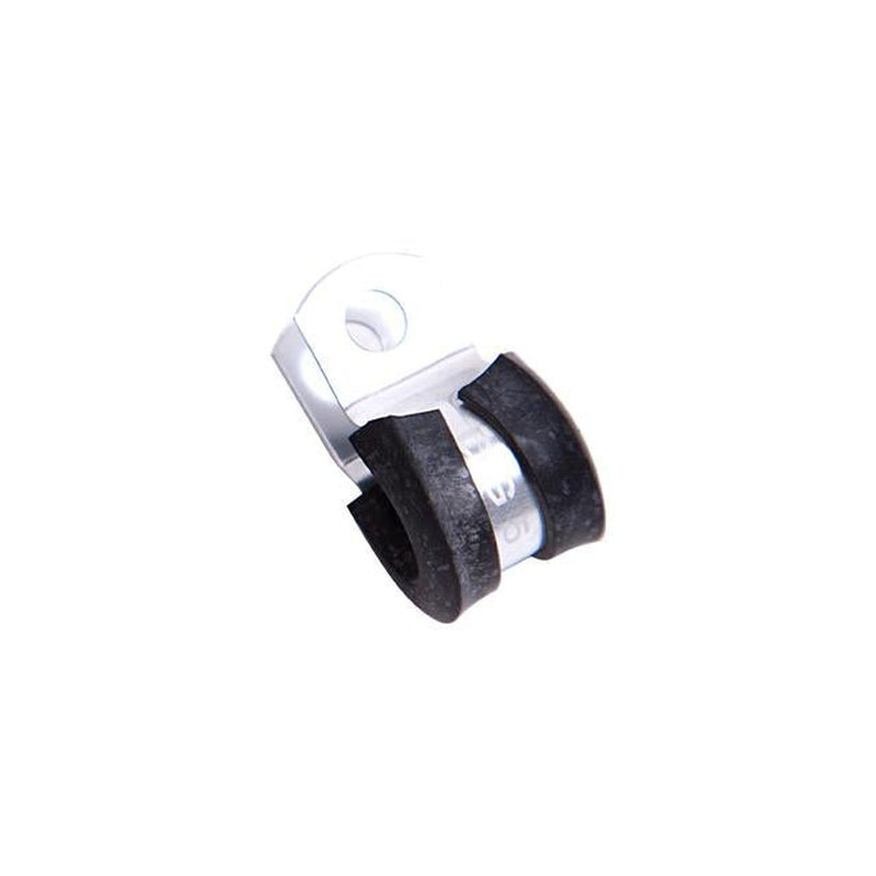 Aeroflow AF158-06S Cushioned P Clamps -6AN 10Pk Silver